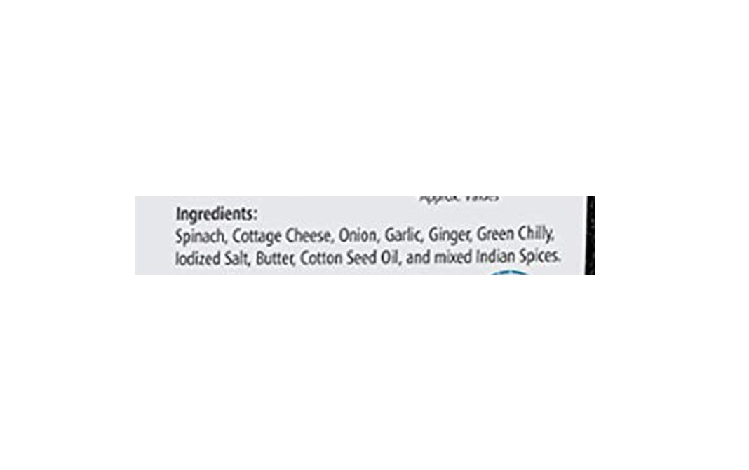 Freshway Palak Paneer    Pack  60 grams
